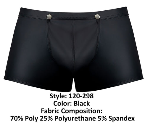Male Power 120-298 Oh Snap Snap Off Short Color Black